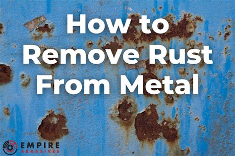 removing rust from sheet metal|homemade solution to remove rust.